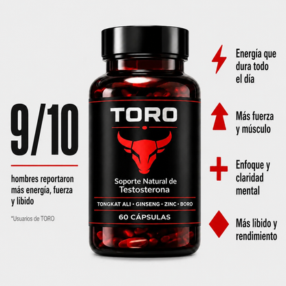 TORO® — Recuperá la energía, la fuerza y el deseo.